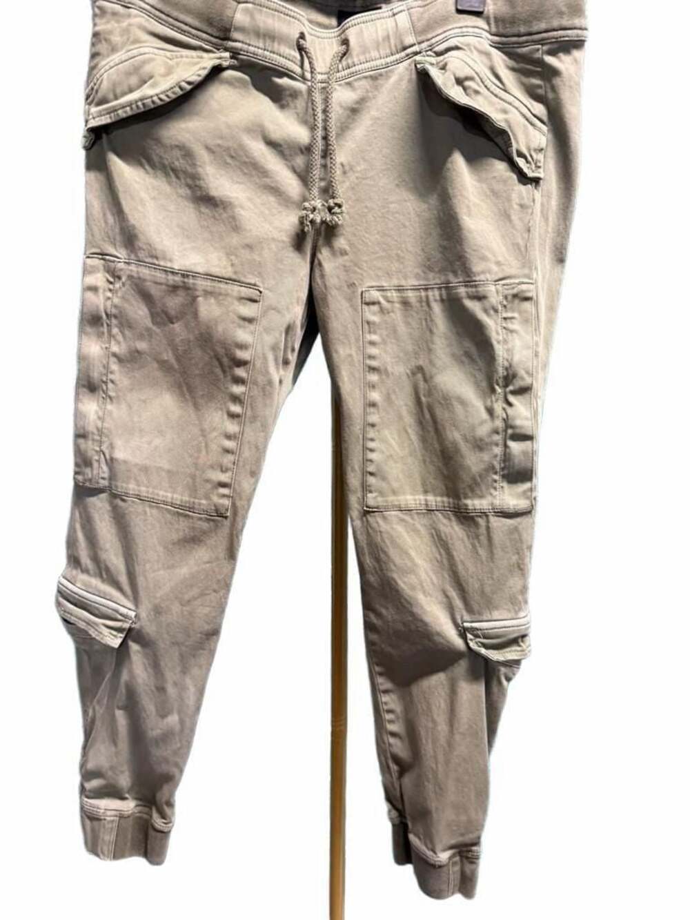 115 Hudson Womens Olive Green Cargo Jogger Pants Size 27